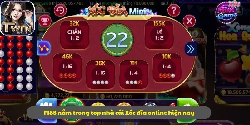 FI88 nằm trong top Cổng Game Xóc đĩa online hiện nay