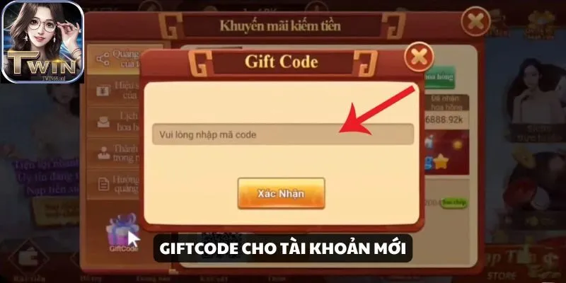 Giftcode cho tài khoản mới thường có nhiều phần thưởng