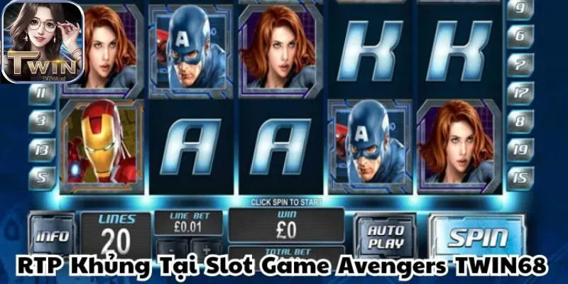 RTP cao ngất ngưởng trong Slot Game Avengers TWIN68